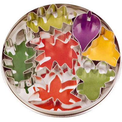 Stadter 023338 Leaf-Shaped Cookie Cutters - Cookie Cutters in Tinplate Stadter 023338 Leaf-Shaped Cookie Cutters - Cookie Cutters in Tinplate