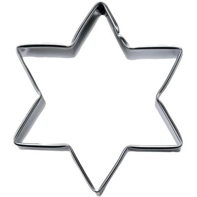 Staedter - 6 Point Star - Silber - Cookie Cutter Staedter - 6 Point Star - Silber - Cookie Cutter