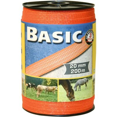 Corral Basic Elektrische Zauntape - Orange 20mm - Kurze Zaunlösung Corral Basic Elektrische Zauntape - Orange 20mm - Kurze Zaunlösung