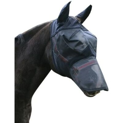 Kerbl Masque anti-mouches pour chevaux - Protection insectes - Publicité Kerbl Masque anti-mouches pour chevaux - Protection insectes - Publicité