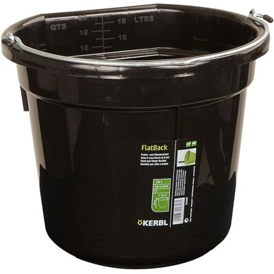 Kerbl FlatBack 20L Buckets - Durable Feed & Water Troughs Kerbl FlatBack 20L Buckets - Durable Feed & Water Troughs