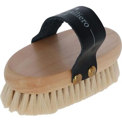 Spazzola per cavalli Brush & Co - Pelo di capra, Manico in legno, 14x6cm Spazzola per cavalli Brush & Co - Pelo di capra, Manico in legno, 14x6cm