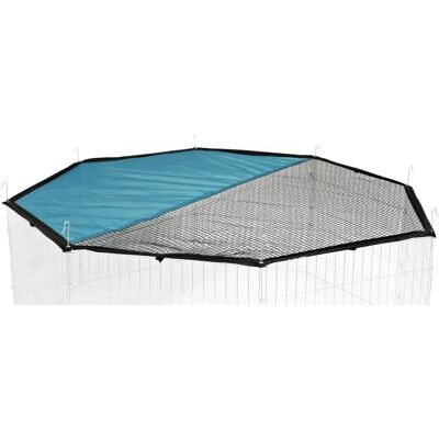 Enclos Octogonal pour Petits Animaux Kerbl avec Porte - Option Couverture Solaire Enclos Octogonal pour Petits Animaux Kerbl avec Porte - Option Couverture Solaire