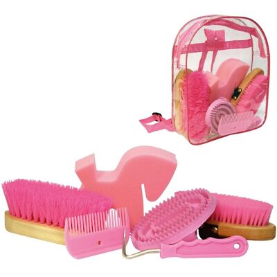 Excellent Verzorgingsset - 7 items in roze rugzak Excellent Verzorgingsset - 7 items in roze rugzak