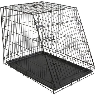 Kerbl 442044 kennel per cani - Metallo, 2 porte, 92x63x74cm Kerbl 442044 kennel per cani - Metallo, 2 porte, 92x63x74cm