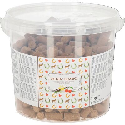 Delizia Przysmaki dla Koni Wanilia Wiśnia 3kg - Przekąski dla Koni Delizia Przysmaki dla Koni Wanilia Wiśnia 3kg - Przekąski dla Koni