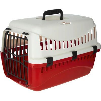 Transporter dla zwierząt Kerbl Expedion 45x30x30cm - Biały/Czerwony Transporter dla zwierząt Kerbl Expedion 45x30x30cm - Biały/Czerwony