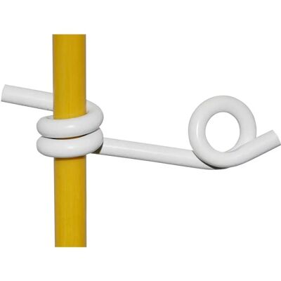 Ako 12 mm isolatoren - voor draad en kabel, verstelbaar, wit - 50 stuks Ako 12 mm isolatoren - voor draad en kabel, verstelbaar, wit - 50 stuks