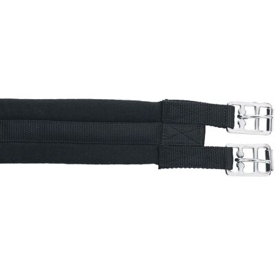 Covalliero Zadelriem - 110 cm Gepolsterd Katoen Zwart Covalliero Zadelriem - 110 cm Gepolsterd Katoen Zwart