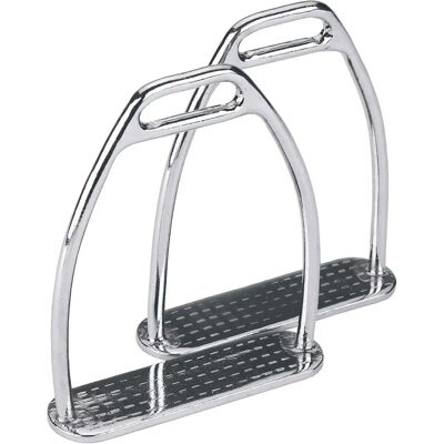 Covalliero Roestvrij Stalen Kinderstirrups - Paar Covalliero Roestvrij Stalen Kinderstirrups - Paar