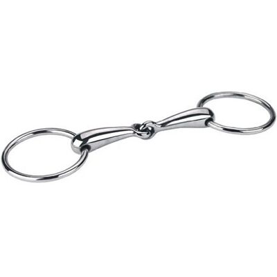 Covalliero Hästbett - Hult Enkelbruten Rostfritt Stål 12,5cm Covalliero Hästbett - Hult Enkelbruten Rostfritt Stål 12,5cm