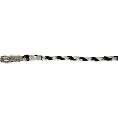 Kerbl Mustang Horse Lead Rope - 200cm, Panic Snap, Silver-Black-White Kerbl Mustang Horse Lead Rope - 200cm, Panic Snap, Silver-Black-White