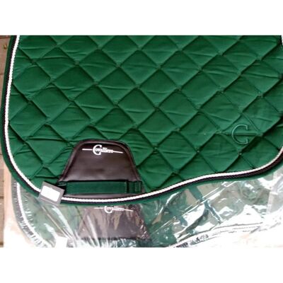 Coussin de selle Covalliero Salvina DS Forêt Verte - Dressage - Publicité Coussin de selle Covalliero Salvina DS Forêt Verte - Dressage - Publicité