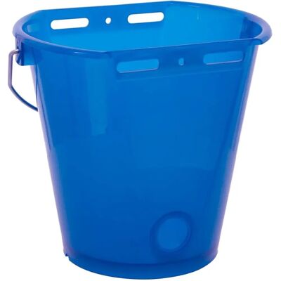 Excellent Kalver Emmer - Transparant, 8L, Metaal Handvat Excellent Kalver Emmer - Transparant, 8L, Metaal Handvat
