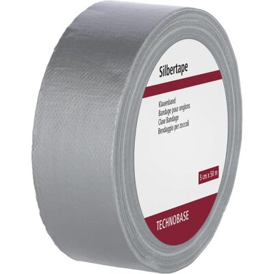 Opaska na kopyto Silbertape Kerbl - Srebro/biały/czerwony - 50mm x 50m - Taśma dla koni Opaska na kopyto Silbertape Kerbl - Srebro/biały/czerwony - 50mm x 50m - Taśma dla koni
