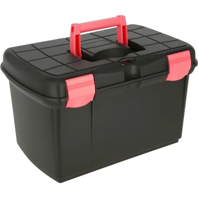 Kerbl Arezzo Scatola di Grooming - Cavalli e Poni, Nero/Fucsia Kerbl Arezzo Scatola di Grooming - Cavalli e Poni, Nero/Fucsia