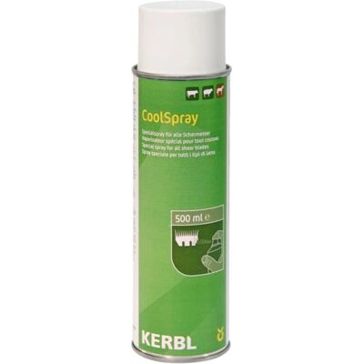 Kerbl CoolSpray - Cavallo, Poni, Cane - Raffreddante, Lubrificante, Pulitore - 500ml Kerbl CoolSpray - Cavallo, Poni, Cane - Raffreddante, Lubrificante, Pulitore - 500ml