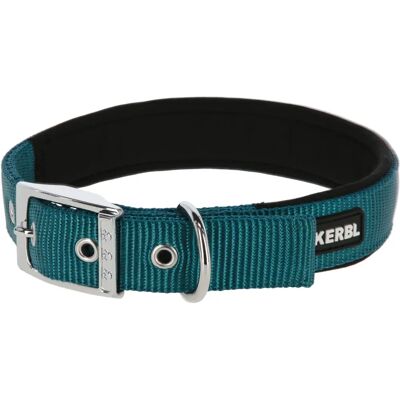 Kerbl Hundehalsband Miami Plus - Verstellbar, Petrol, Nylon Kerbl Hundehalsband Miami Plus - Verstellbar, Petrol, Nylon