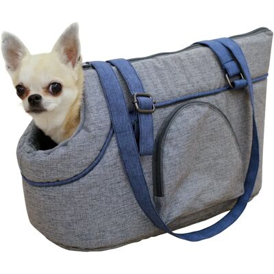 Kerbl Marie Transporter - Recykling PET, Szary & Niebieski - 40x20x21cm Kerbl Marie Transporter - Recykling PET, Szary & Niebieski - 40x20x21cm