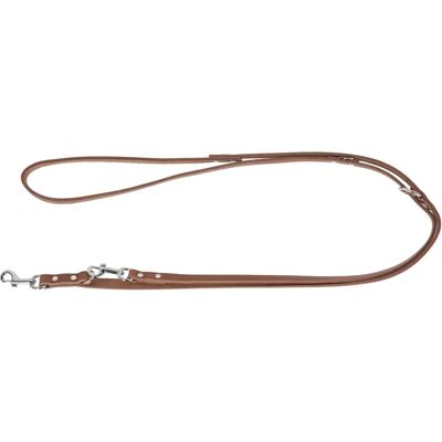 Kerbl Leather Dog Leash - Taupe - 200cm - Type: Training Kerbl Leather Dog Leash - Taupe - 200cm - Type: Training