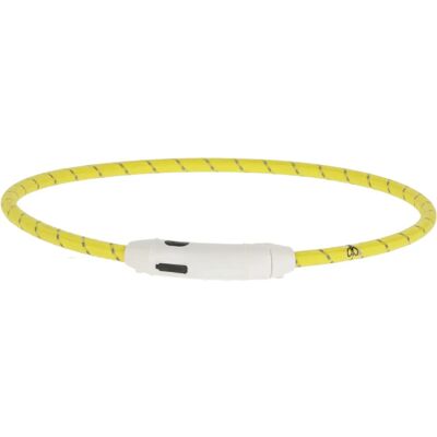 Kerbl Maxi Safe LED Dog Collar - Yellow - 65 cm x 10 mm Kerbl Maxi Safe LED Dog Collar - Yellow - 65 cm x 10 mm