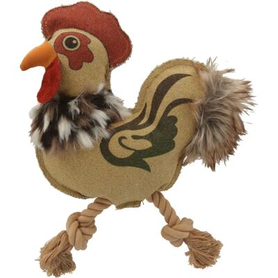 Kerbl 24cm Pluche Haan Hondenspeelgoed - Natuurlijk uiterlijk Kerbl 24cm Pluche Haan Hondenspeelgoed - Natuurlijk uiterlijk