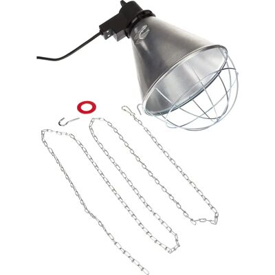Kerbl Lampe Infrarouge, Écran en Aluminium 21cm - Publicité Kerbl Lampe Infrarouge, Écran en Aluminium 21cm - Publicité