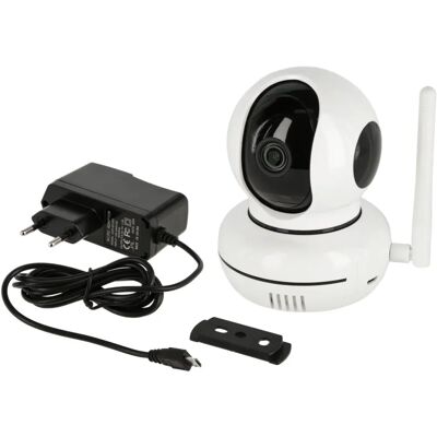 Caméra de surveillance Kerbl Pet - HD 720, Panoramique 350°, Vision nocturne Caméra de surveillance Kerbl Pet - HD 720, Panoramique 350°, Vision nocturne