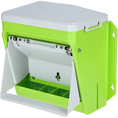 Kerbl SmartCoop Automatisk Foder - 7,5kg - Grön - Skyddsluck Kerbl SmartCoop Automatisk Foder - 7,5kg - Grön - Skyddsluck