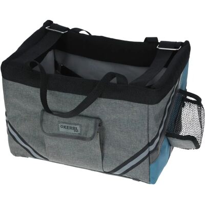 Kerbl Reisezubehör Fahrradkorb Grau-Blau - 38x25x25 cm Kerbl Reisezubehör Fahrradkorb Grau-Blau - 38x25x25 cm