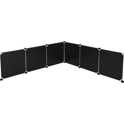 Enclos pour Petits Animaux Intérieur Kerbl - 12 Panneaux - Noir Enclos pour Petits Animaux Intérieur Kerbl - 12 Panneaux - Noir