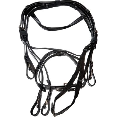 Briglia Covalliero - Pelle, Redini, Nero, Cob Briglia Covalliero - Pelle, Redini, Nero, Cob