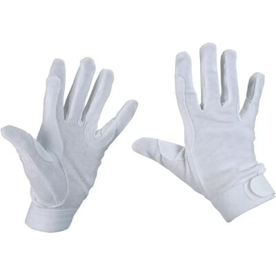 Kerbl Baumwoll Reithandschuhe Weiß - M - Reit Handschuhe Kerbl Baumwoll Reithandschuhe Weiß - M - Reit Handschuhe