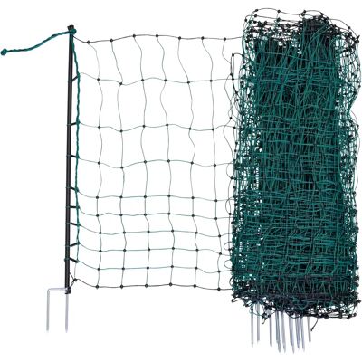 AKO CampingNet 20m 80cm Groen Dubbel Spike - CampingNet AKO CampingNet 20m 80cm Groen Dubbel Spike - CampingNet