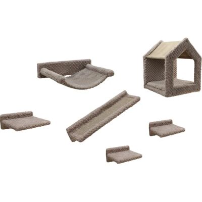 Kerbl Monte Baldo Huisdiertrap - Grijs / Taupe - Huisdier: Kat Kerbl Monte Baldo Huisdiertrap - Grijs / Taupe - Huisdier: Kat