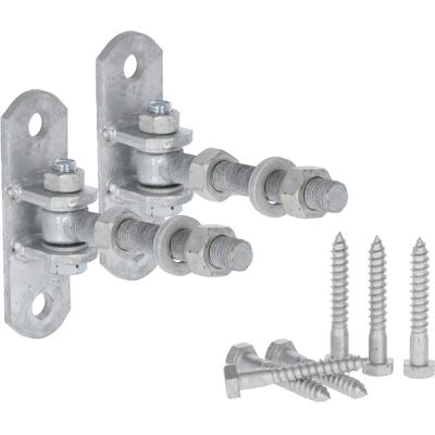 Kerbl Gårdport Montering Kit - Justerbar Galvaniserad Metall Kerbl Gårdport Montering Kit - Justerbar Galvaniserad Metall