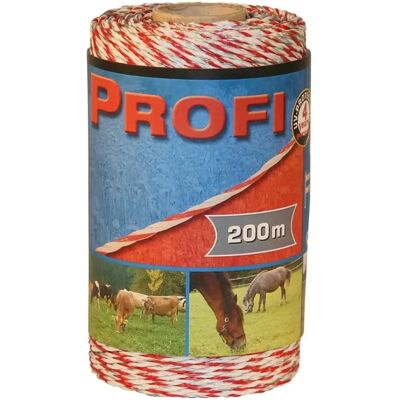 Corral Profi Zaun Draht - TriC 200m Weiß/Rot Corral Profi Zaun Draht - TriC 200m Weiß/Rot