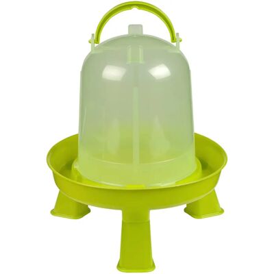 Kerbl Poultry Waterer - 1.5L, Green, Feet 4.6cm - Poultry Drinkers Kerbl Poultry Waterer - 1.5L, Green, Feet 4.6cm - Poultry Drinkers