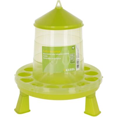Kerbl H54 Automatischer Geflügel Futterautomat - 2,4L, Grün Kerbl H54 Automatischer Geflügel Futterautomat - 2,4L, Grün