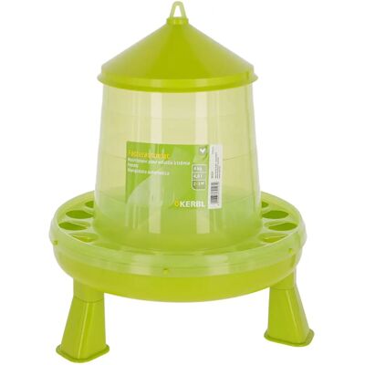 Kerbl Poultry Feeder - 4.8L Green with Stand Kerbl Poultry Feeder - 4.8L Green with Stand