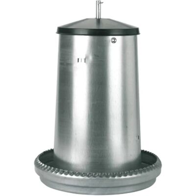 Kerbl Geflügelfutterautomat - 18kg verzinkt - Automatisches Fütterungssystem Kerbl Geflügelfutterautomat - 18kg verzinkt - Automatisches Fütterungssystem