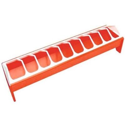 Kerbl Chicken Feeder - 75x12 cm - Plastic - Suitable for Poultry Kerbl Chicken Feeder - 75x12 cm - Plastic - Suitable for Poultry