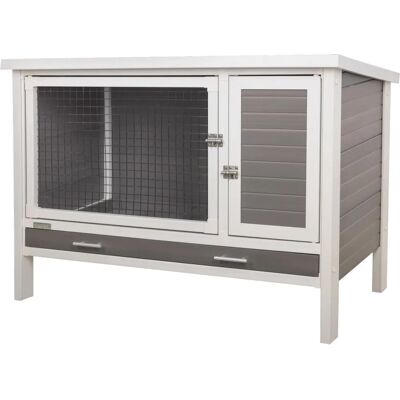 Clapier Eco Samy Kerbl - Gris et Blanc Clapier Eco Samy Kerbl - Gris et Blanc