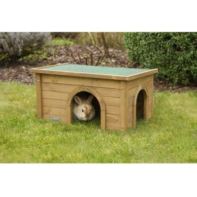 Kerbl Animal House - Weatherproof Fir Wood Shelter for Rodents & Rabbits Kerbl Animal House - Weatherproof Fir Wood Shelter for Rodents & Rabbits