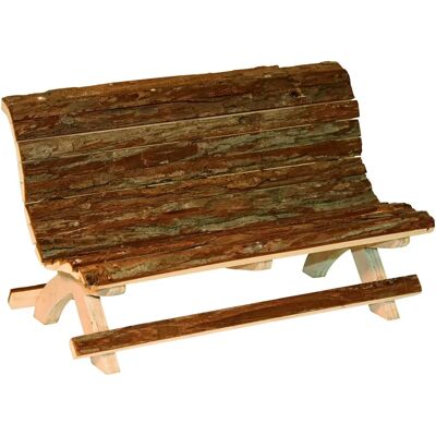Naturalna Drewniana Ławka KERBL - Akcesorium do Klatek Małych Zwierząt - 30 x 15 x 18 cm Naturalna Drewniana Ławka KERBL - Akcesorium do Klatek Małych Zwierząt - 30 x 15 x 18 cm