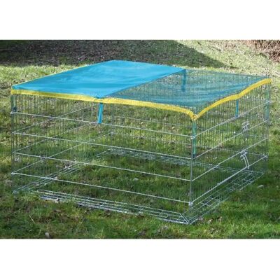 Enclos Extérieur Kerbl pour Petits Animaux - Métal Anti-fuite 115x115x65cm - Publicité Enclos Extérieur Kerbl pour Petits Animaux - Métal Anti-fuite 115x115x65cm - Publicité