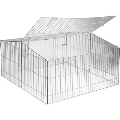 Kerbl Easy Außengehege - Verzinkt 115x115x60cm Kerbl Easy Außengehege - Verzinkt 115x115x60cm