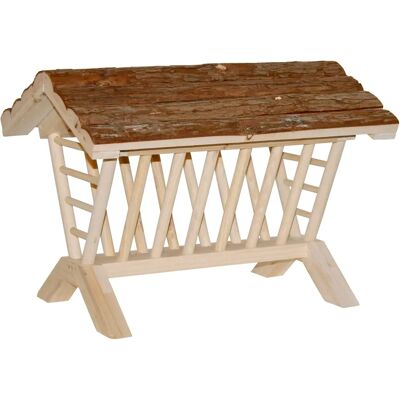 Portafieno per conigli in legno - 45x32x33cm Portafieno per conigli in legno - 45x32x33cm