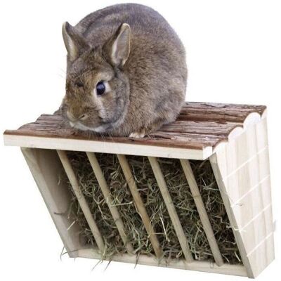 Kerbl Natural Hay Rack XL - 28x20.5x22cm - Rodent Cage Accessory Kerbl Natural Hay Rack XL - 28x20.5x22cm - Rodent Cage Accessory