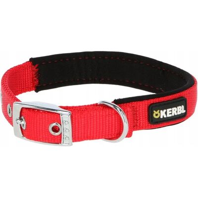 Collare in nylon Kerbl Miami Plus - Regolabile, Rosso Collare in nylon Kerbl Miami Plus - Regolabile, Rosso